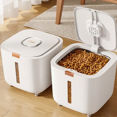 Boite à croquettes pour Chat | Fraîcheur Hermétique - Château Miaou