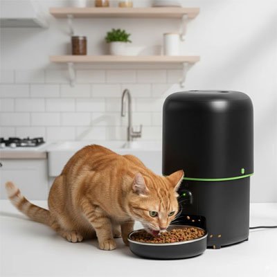 Distributeur automatique croquettes Chat | SmartFeeder - Château Miaou