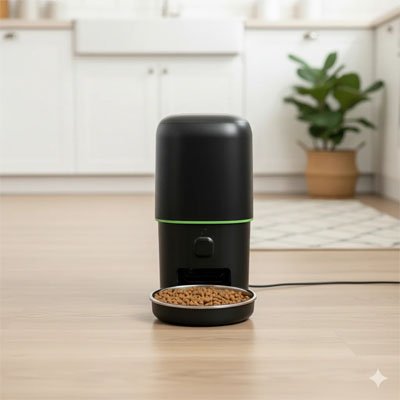 Distributeur automatique croquettes Chat | SmartFeeder - Château Miaou