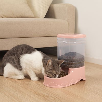 Distributeur de croquettes pour Chat | Automatique Programmable - Château Miaou