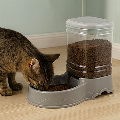 Distributeur de croquettes pour Chat | Automatique Programmable - Château Miaou