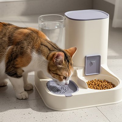 Distributeur de croquettes pour Chat | Programmatic - Château Miaou