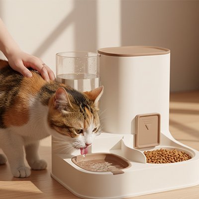 Distributeur de croquettes pour Chat | Programmatic - Château Miaou