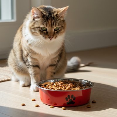 Gamelles chat | Design Félin - Château Miaou